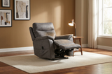 Serenity Slate Grey Ultra Infinite Position Lift Chair with Power Headrest, Heat, Massage & Wireless Charging - Ornate Home