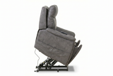 Serenity Slate Grey Ultra Infinite Position Lift Chair with Power Headrest, Heat, Massage & Wireless Charging - Ornate Home