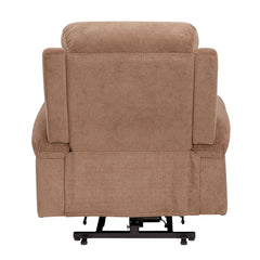 Sereno Black Power Lift Chair With Massage Heat Charging Ports And Cup-holders - Ornate Home