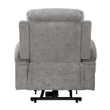Sereno Black Power Lift Chair With Massage Heat Charging Ports And Cup-holders - Ornate Home
