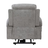 Sereno Black Power Lift Chair With Massage Heat Charging Ports And Cup-holders - Ornate Home
