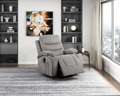 Sereno Black Power Lift Chair With Massage Heat Charging Ports And Cup-holders - Ornate Home