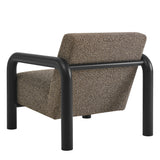 Sereno Earth/Black Boucle Accent Chair - Ornate Home