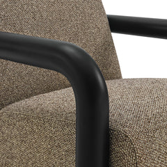 Sereno Earth/Black Boucle Accent Chair - Ornate Home