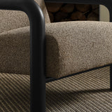 Sereno Earth/Black Boucle Accent Chair - Ornate Home