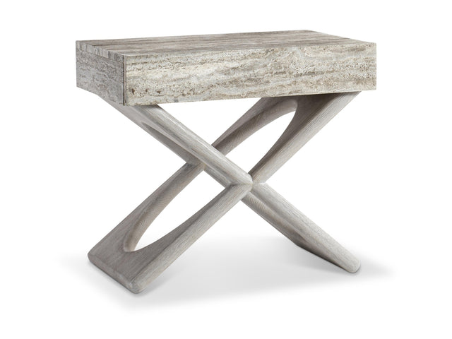 Sereno Grigio Nightstand - Ornate Home