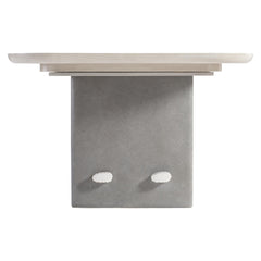 Sereno Lutra Faux Stone Dining Table - Ornate Home