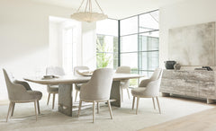 Sereno Lutra Faux Stone Dining Table - Ornate Home