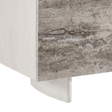 Sereno Lutra Faux Stone/Lutra Entertainment Credenza - Ornate Home
