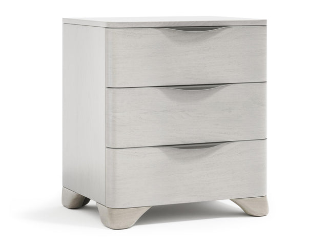 Sereno Lutra Faux Stone/Lutra Nightstand - Ornate Home