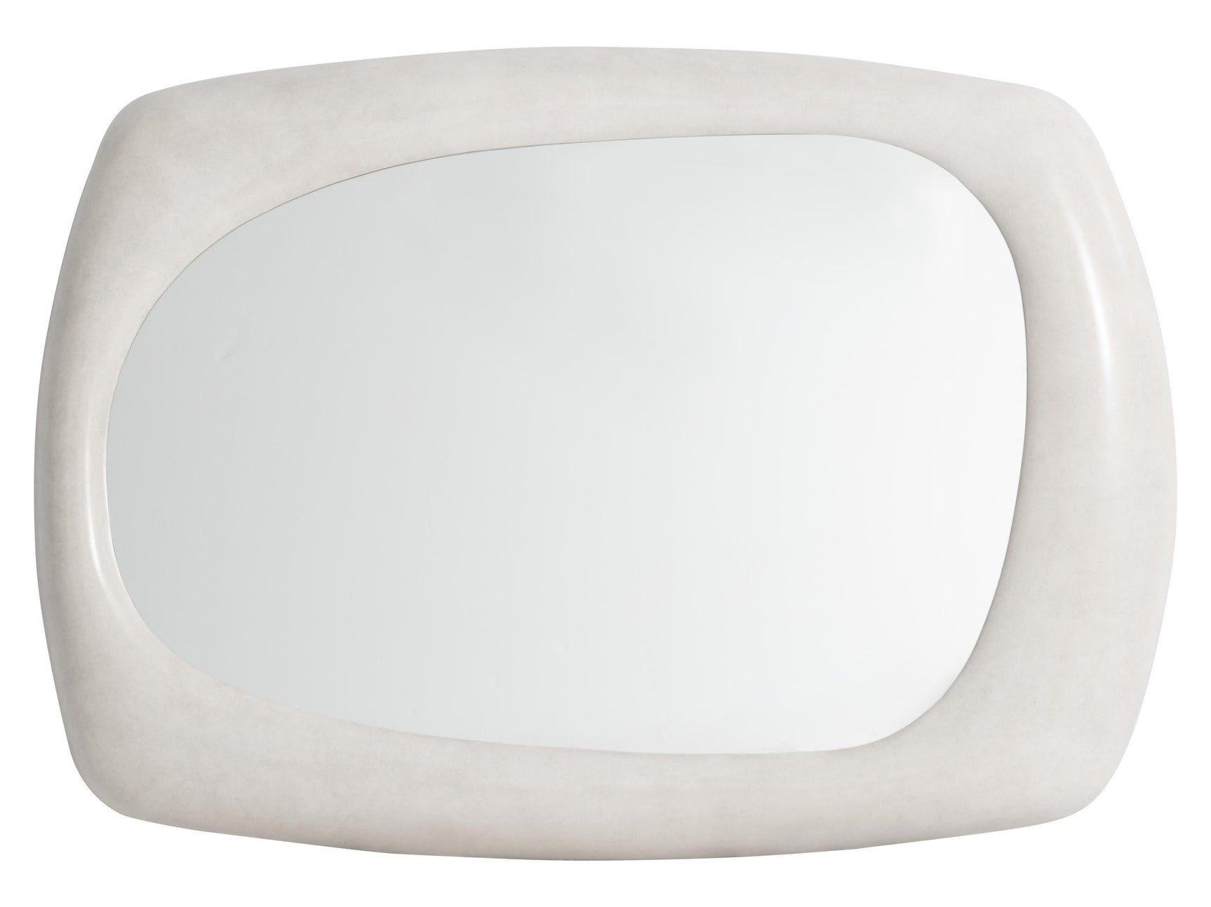 Sereno Lutra Faux Stone Mirror - Ornate Home