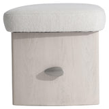 Sereno Lutra Faux Stone/White/Cream Bench - Ornate Home