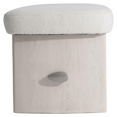 Sereno Lutra Faux Stone/White/Cream Bench - Ornate Home