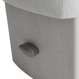 Sereno Lutra Faux Stone/White/Cream Bench - Ornate Home