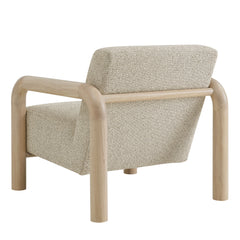 Sereno Marble Oak Boucle Accent Chair - Ornate Home