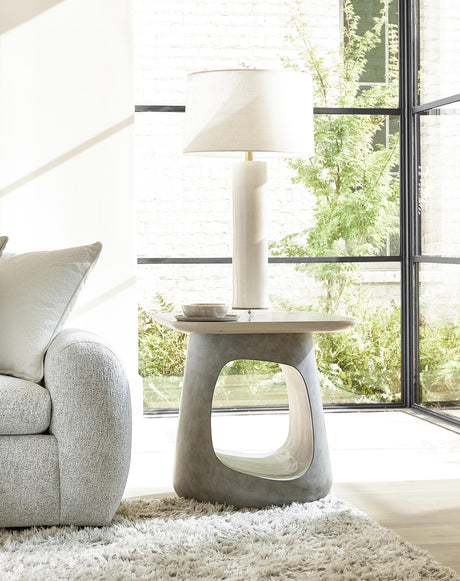 Sereno Sasso/Lutra Side Table - Ornate Home