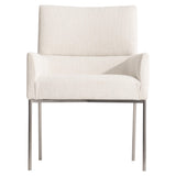 Sereno White/Cream Arm Chair - Ornate Home