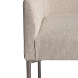 Sereno White/Cream Arm Chair - Ornate Home