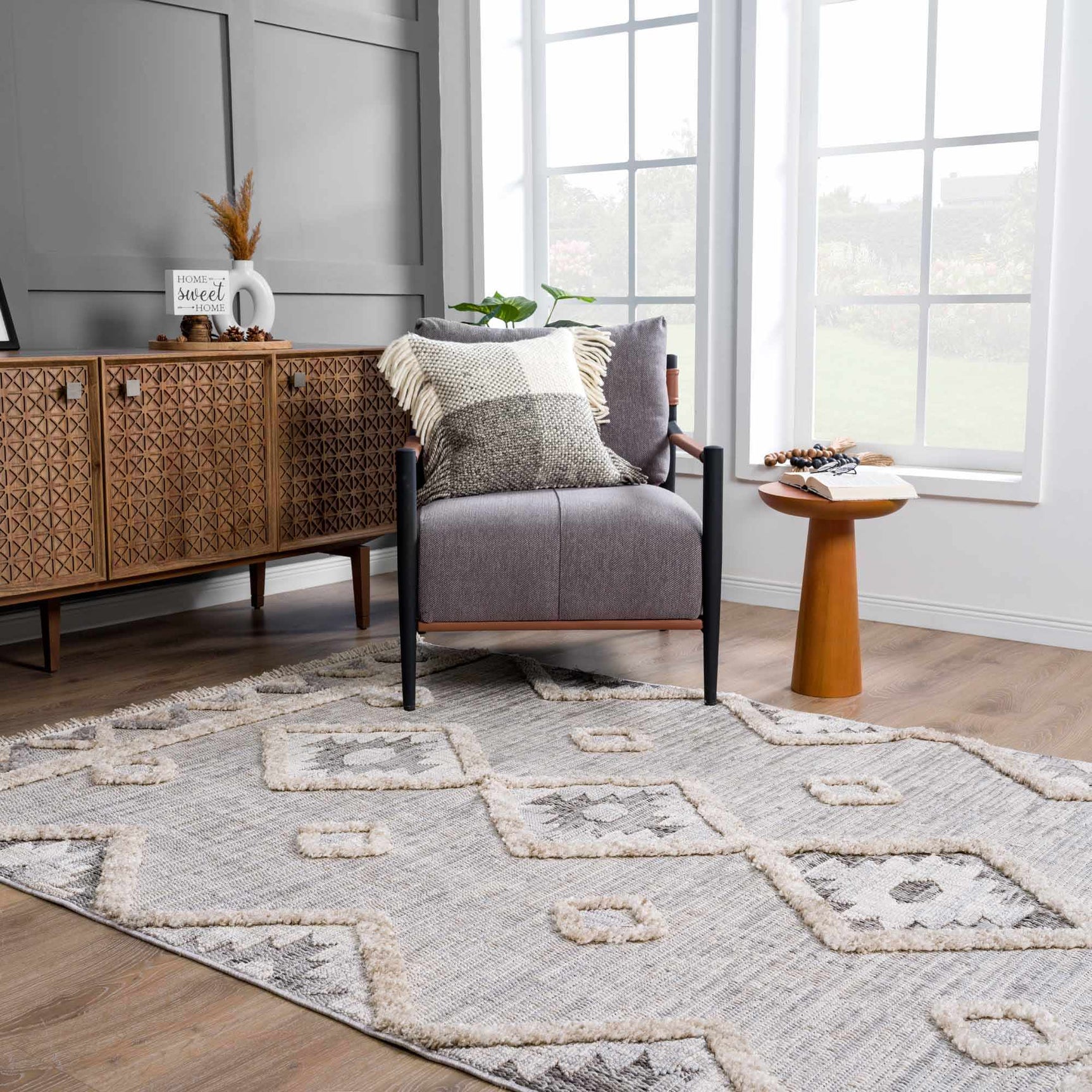 Serkomen High-Low Area Rug - Clearance - Ornate Home