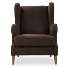 Serpentine Brown Fabric Accent Chair - Ornate Home