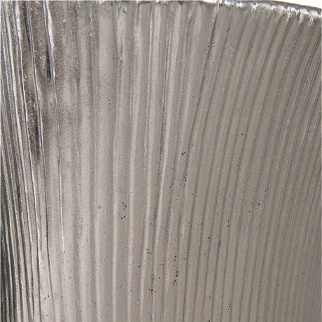 Serpentine Clear/Bright Nickel Round 54" Dining Table - Ornate Home