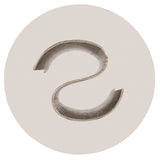 Serpentine Clear/Bright Nickel Round 60" Dining Table - Ornate Home