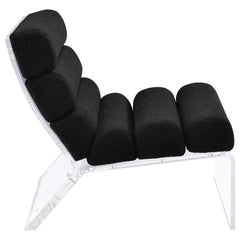 Serreta Black Accent Chair - Ornate Home