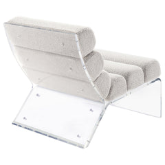 Serreta Ivory Accent Chair - Ornate Home
