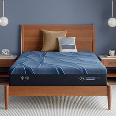 Serta Blue iSeries NXG 2500 Twin XL 12.5" Plush Memory Foam Mattress - Ornate Home