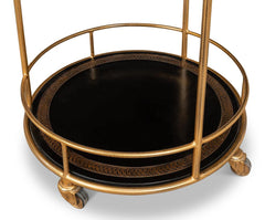 Server Brown Side Table - Ornate Home