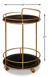 Server Brown Side Table - Ornate Home