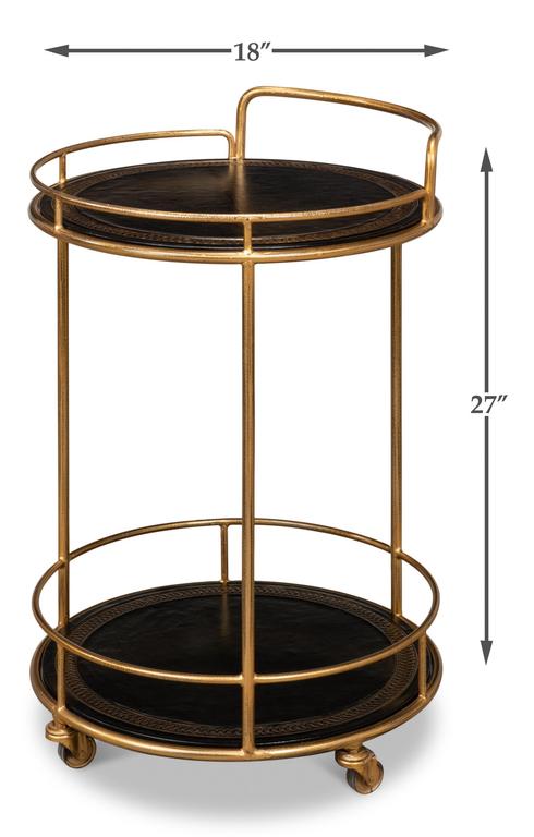 Server Brown Side Table - Ornate Home