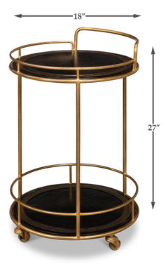 Server Brown Side Table - Ornate Home