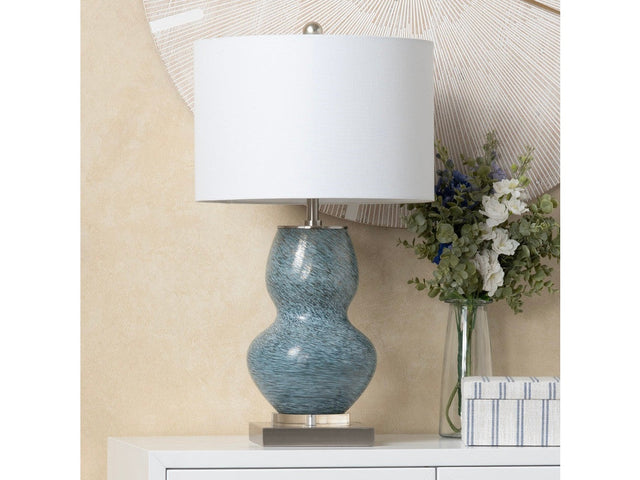 Sessums Blue Table Lamp - Ornate Home