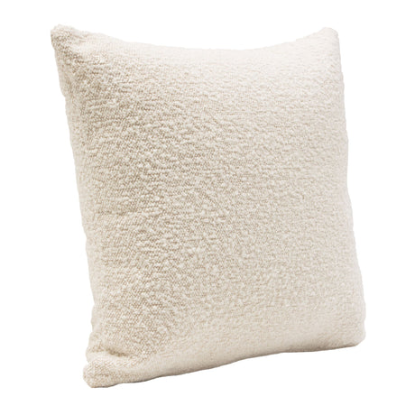 Set of (2) 16" Square Accent Pillows in Bone Boucle Textured Fabric by Diamond Sofa - Ornate Home