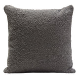 Set of (2) 16" Square Accent Pillows in Charcoal Boucle Textured Fabric by Diamond Sofa - Ornate Home