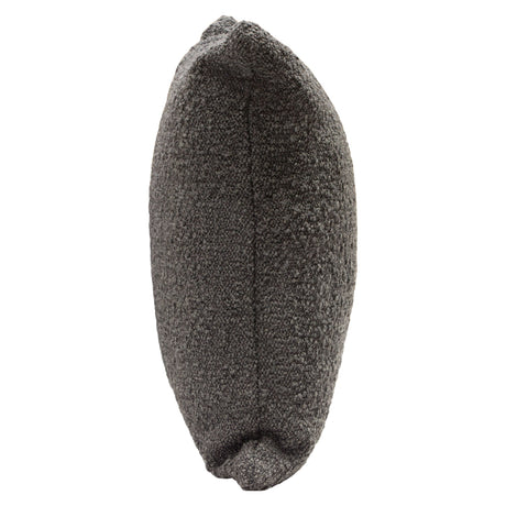 Set of (2) 16" Square Accent Pillows in Charcoal Boucle Textured Fabric by Diamond Sofa - Ornate Home