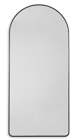 Sethall Black Floor Mirror (Online Special Price) - Ornate Home