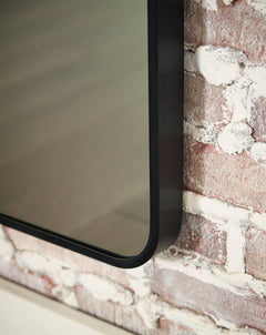 Sethall Black Floor Mirror - Ornate Home