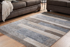 Sethburn Cream/Brown/Gray Medium Rug - Ornate Home