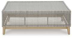Seton Creek Gray Outdoor Coffee Table - Ornate Home