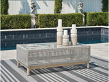 Seton Creek Gray Outdoor Coffee Table - Ornate Home