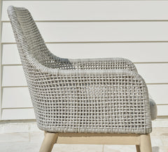 Seton Creek Gray Outdoor Dining Armchair (Set of 2) - Ornate Home