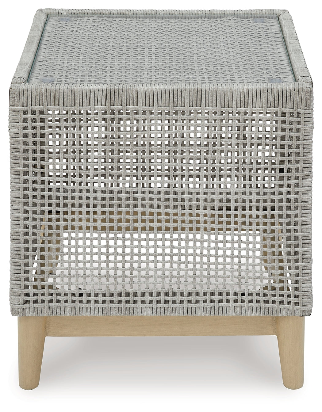 Seton Creek Gray Outdoor End Table - Ornate Home