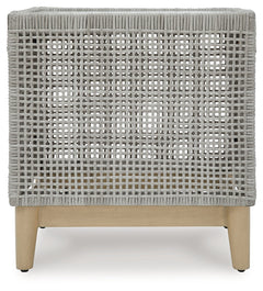 Seton Creek Gray Outdoor End Table - Ornate Home