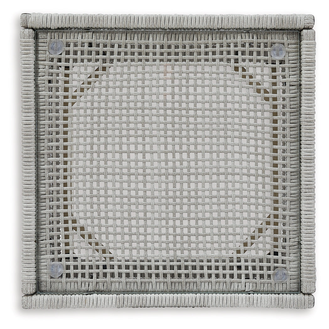 Seton Creek Gray Outdoor End Table - Ornate Home