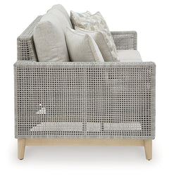 Seton Creek Gray Outdoor Sofa w/ Cushion - Ornate Home