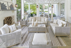 Seton Creek Outdoor Seating Group w/ Coffee Table / 4pc - Ornate Home