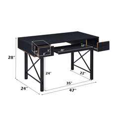 Settea Black Computer Desk - Ornate Home