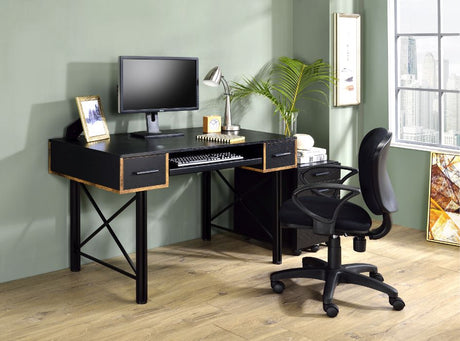 Settea Black Computer Desk - Ornate Home